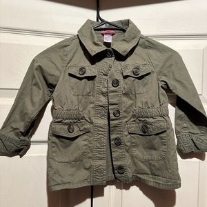 Olive green Carters kids jacket